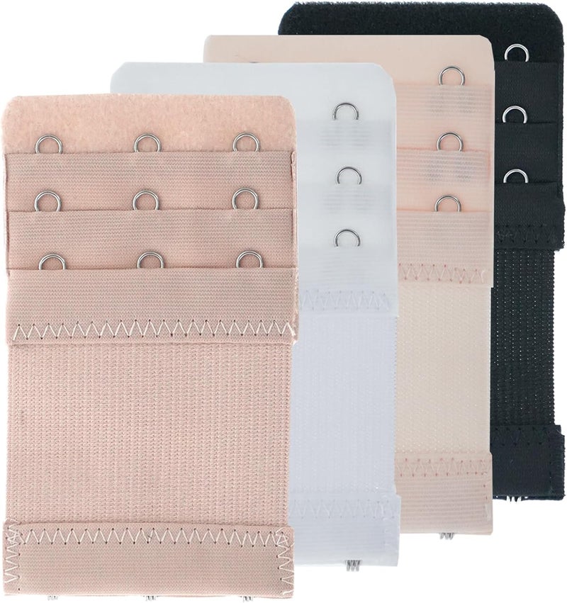 SAMGU Store Bra Extenders 3 Hooks Women's Soft Stretchy Bra Strap Extender Extension - Image 1